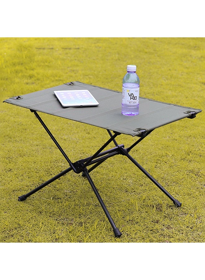 Heavy Duty Portable Camping Table Aluminum Folding Beach Table Easy to Carry for Picnic BBQ Cooking with Carry Bag - Image 2